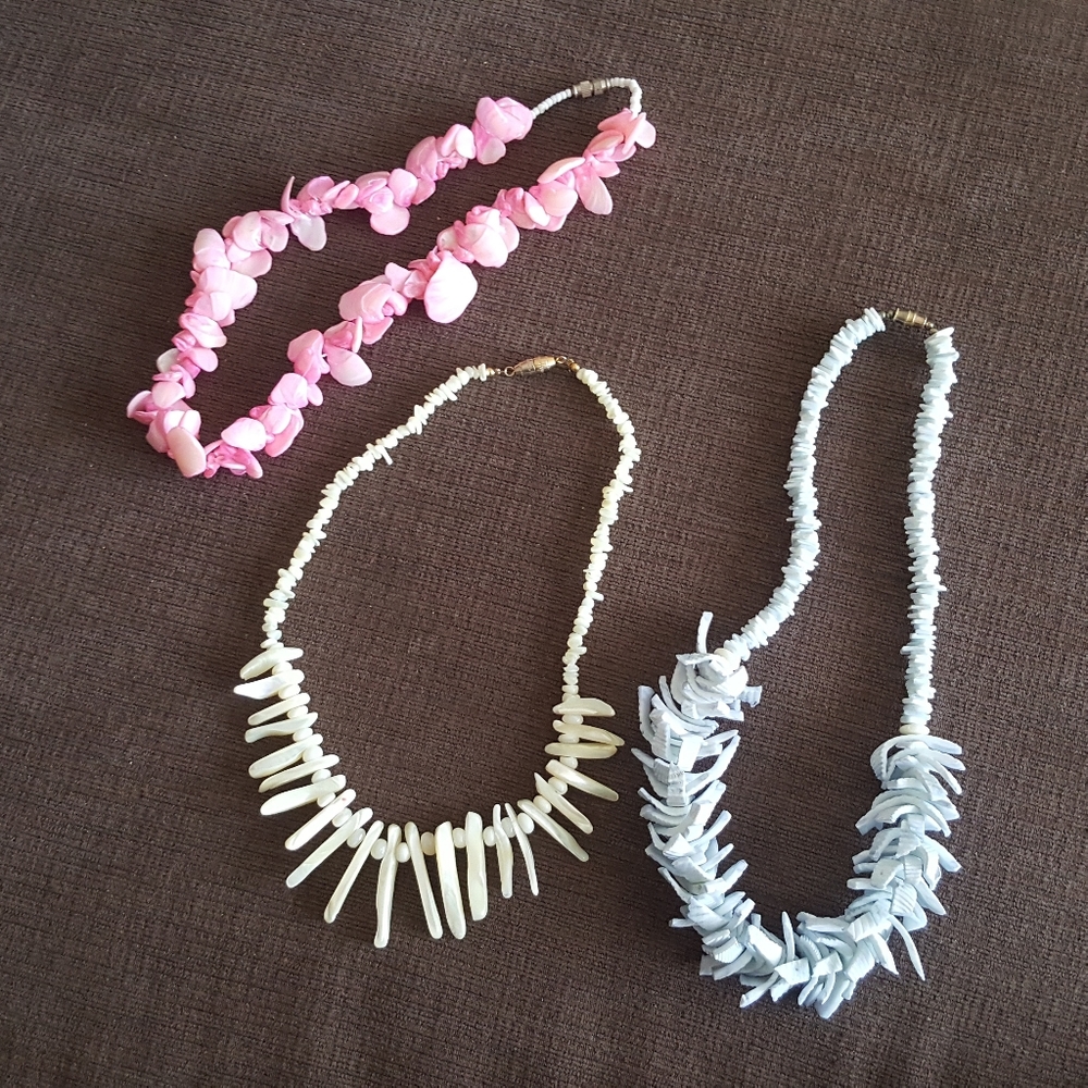 Shell Beach Wear Necklaces Lot